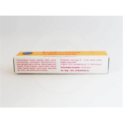 Erphamazol Clotrimazole Salep - Gatal / Infeksi Jamur / Panu / Kadas