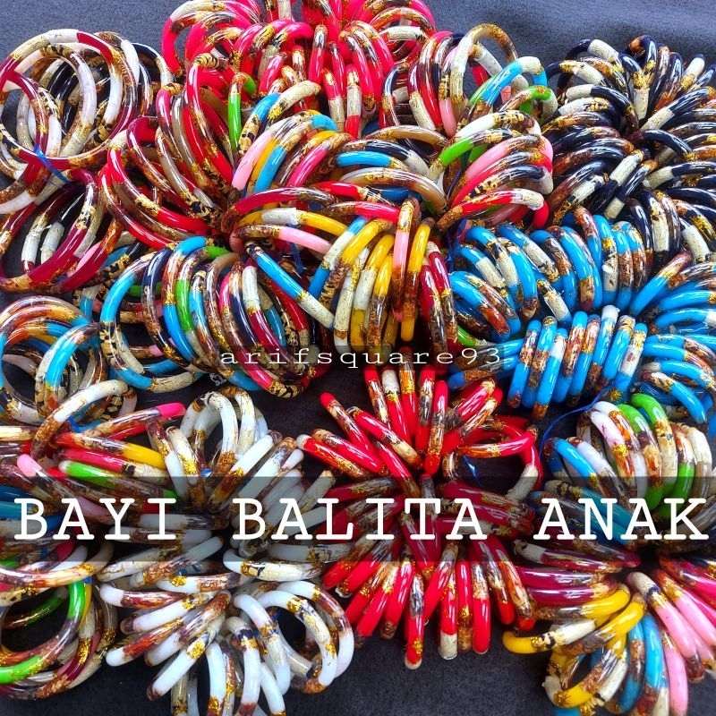 [ASLI] Gelang Anti Sawan Kariango Dlingo Bangle PIPA SEDANG 3/16 inch Bengle Jeringau Bidara Kasumba