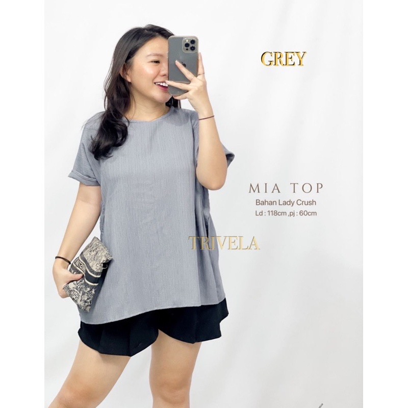 Ovy Top / Mia Top / Baju Kaos Lady Crush / Top Lady Crush Oversized / SJJ