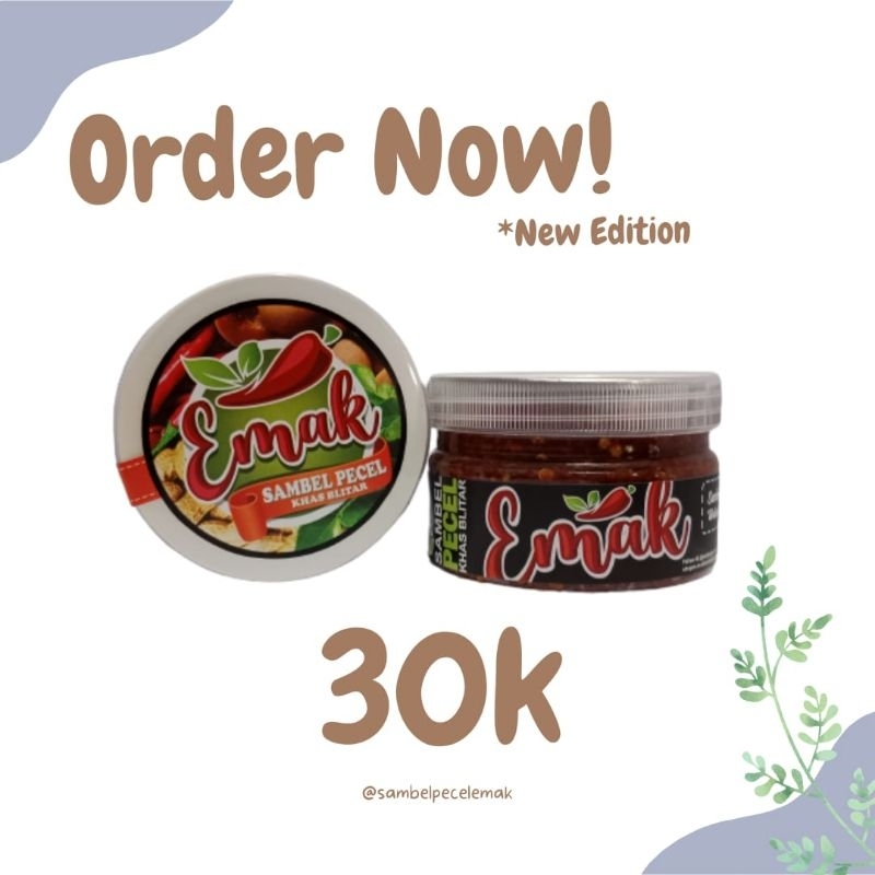 

Sambel Pecel EMAK Khas BLITAR 300gr