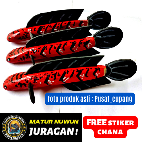 pantung CHANA penggoda Red barito (gratis stiker Channa)