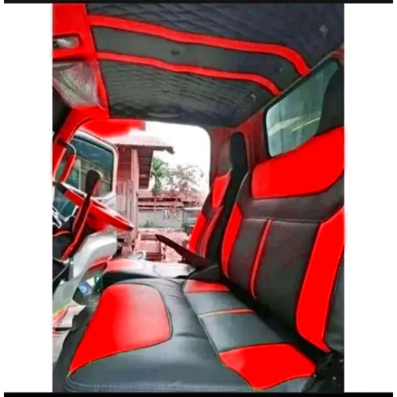 sarung jok plafon dan setir mobil canter dutro ragasa dyna model variasi
