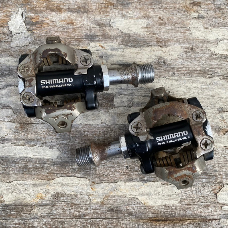 Pedal Cleat MTB Shimano Deore XT PD-M770 Original Via Malaysia Used Good Condition