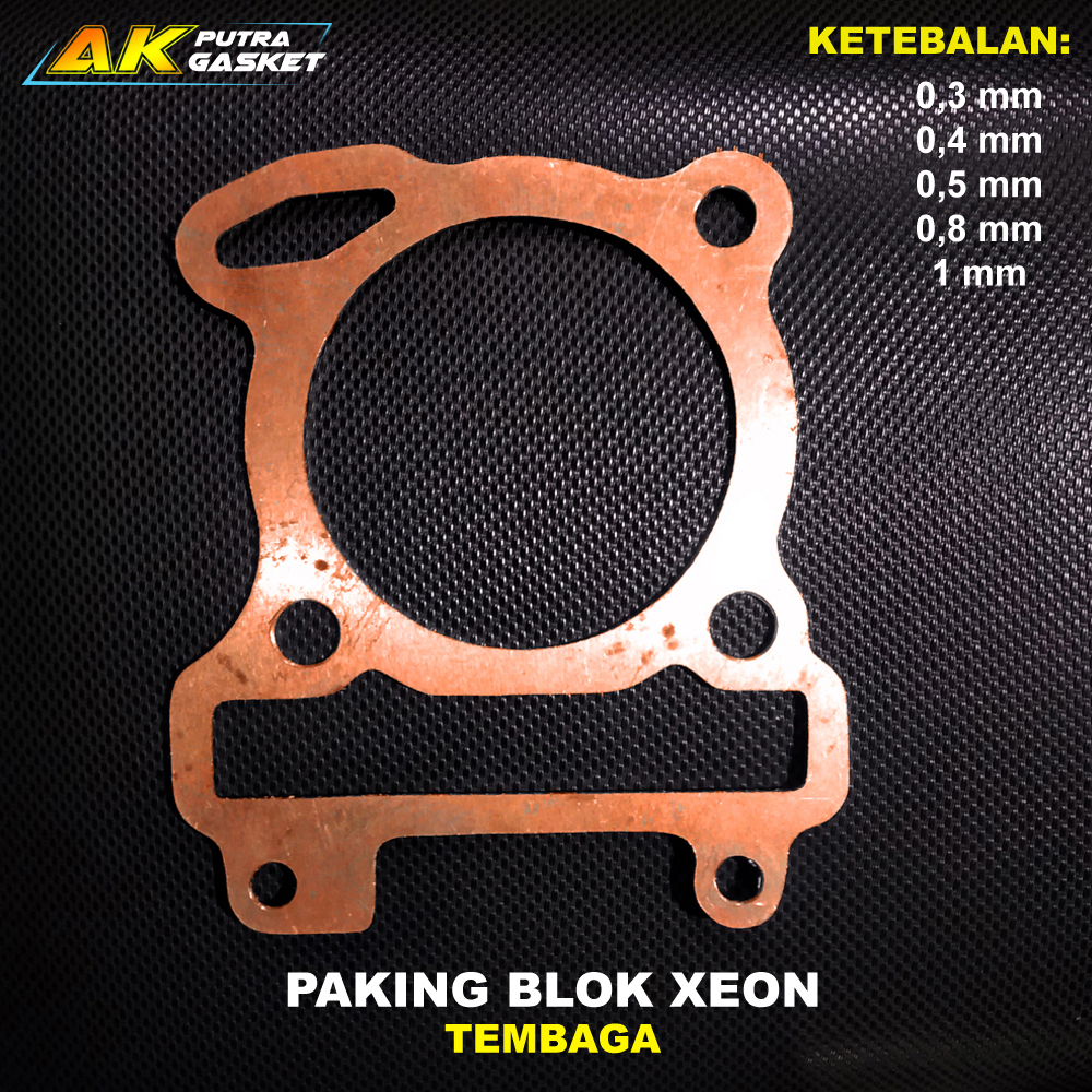 Paking Blok Xeon Tembaga / Packing Perpak Gasket Yamaha Xeon