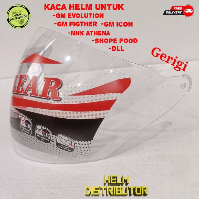 Kaca Helm GM Evolution / Kaca Helm GM Figther DLL