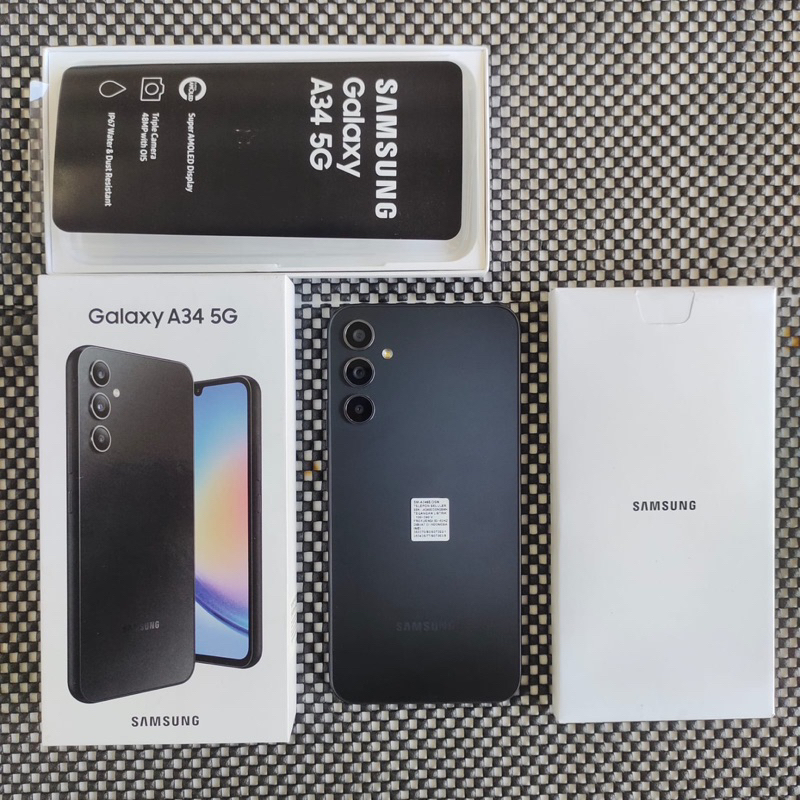 Samsung A34 5G 8/256 Second Fullset Ori