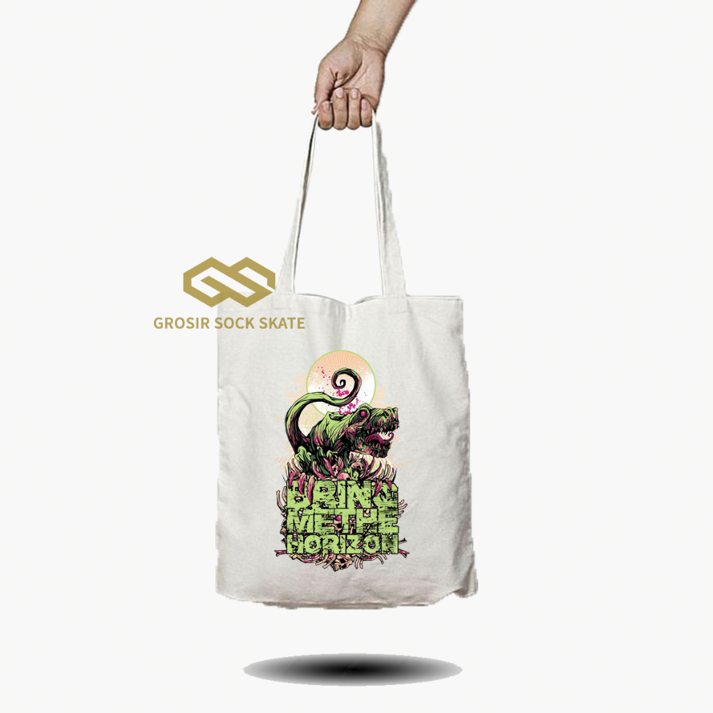 Totebag Kanvas Bring Me The Horizon / Tas Tote Music / Musik Band