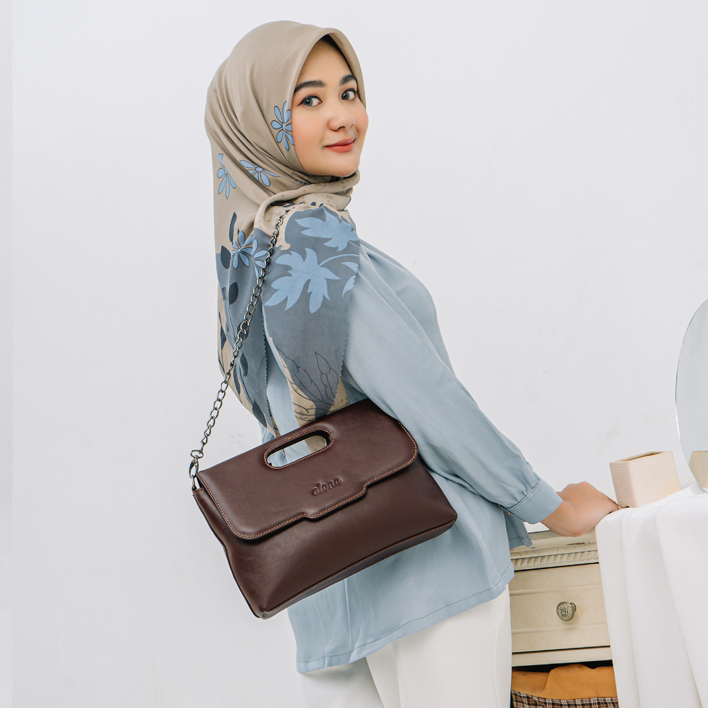 Tas Branded Wanita Kerja Kantor Office Hitam bahan Asli KULIT Sapi Tas Casual Perempuan Remaja Dewas