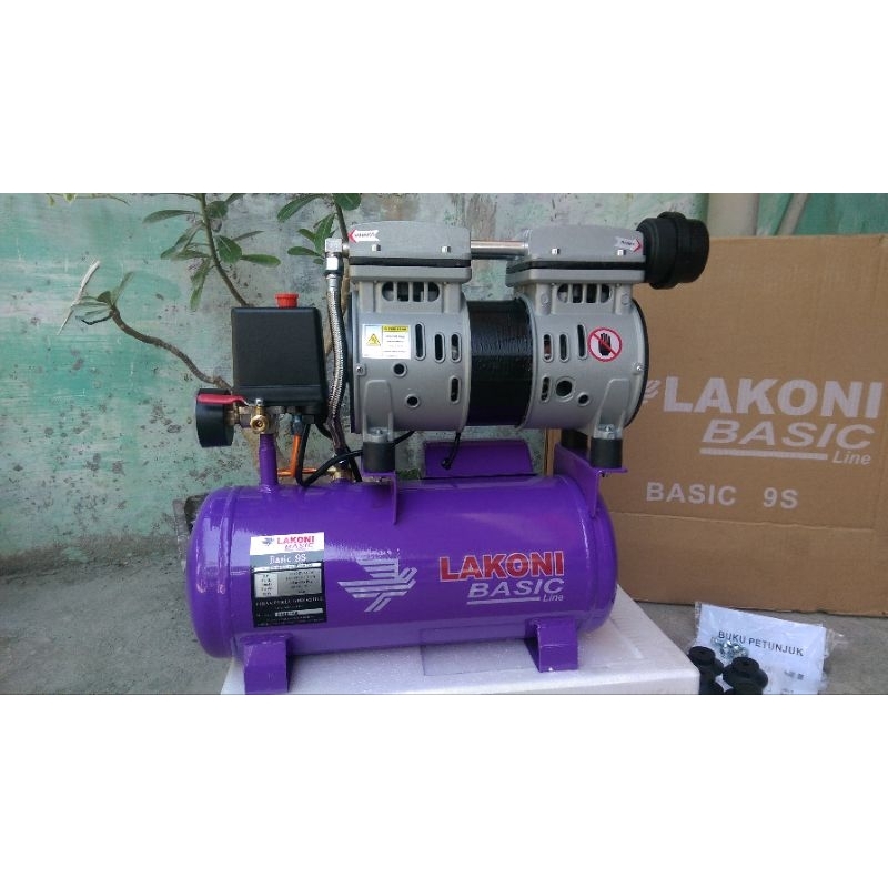 Kompresor Angin Listrik Lakoni Basic9s Oilless