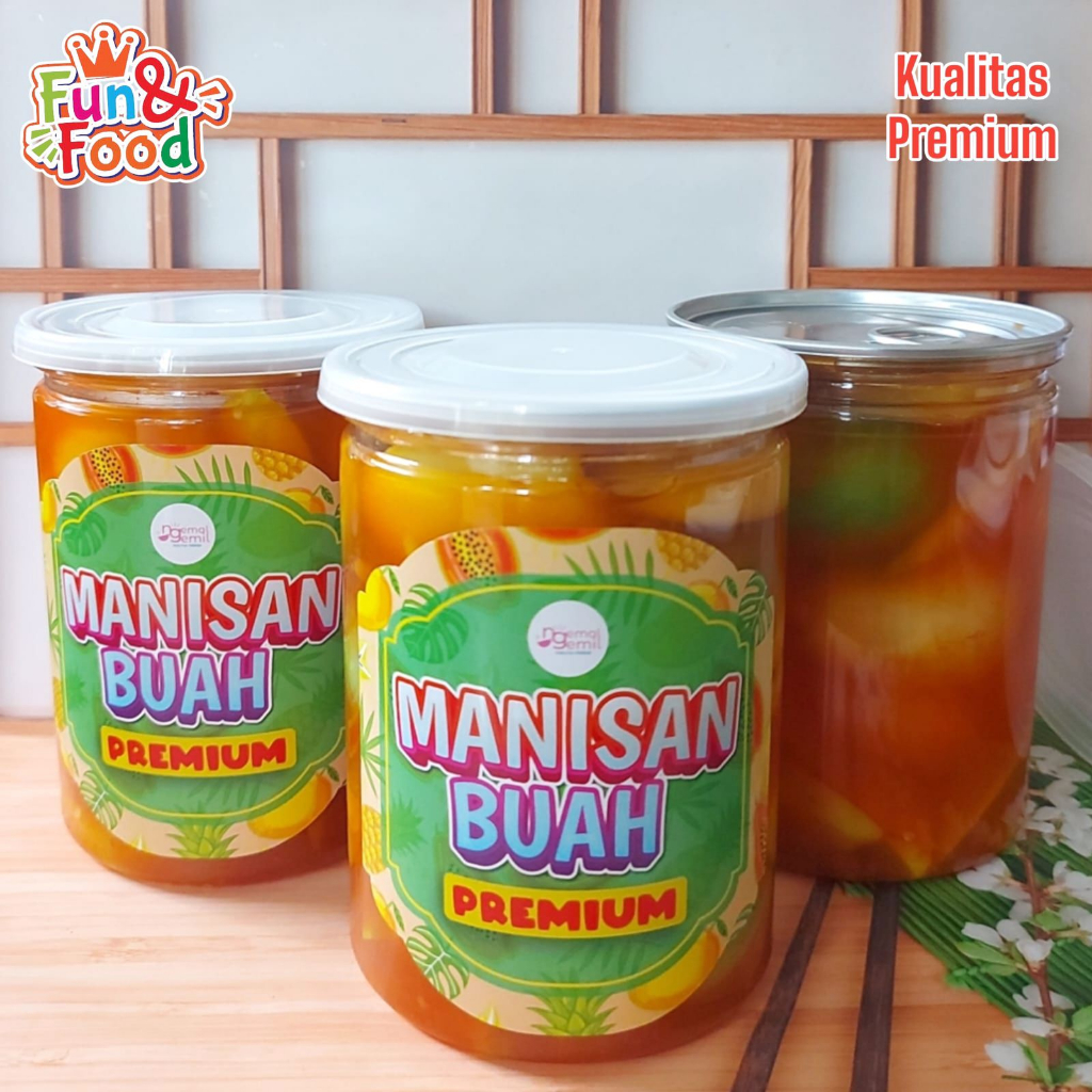 

[Variasi] - Can Manisan Buah Ori Tanpa Biji Rasa Pedas Manis Mix Kualitas Premium