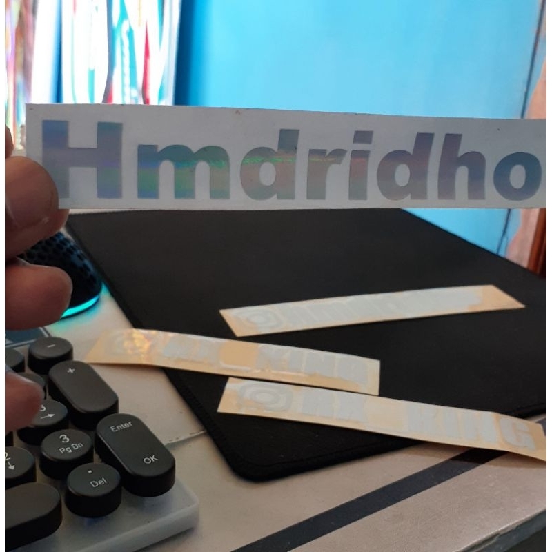 

[Cutting] Sticker Nama, Sticker IG custom