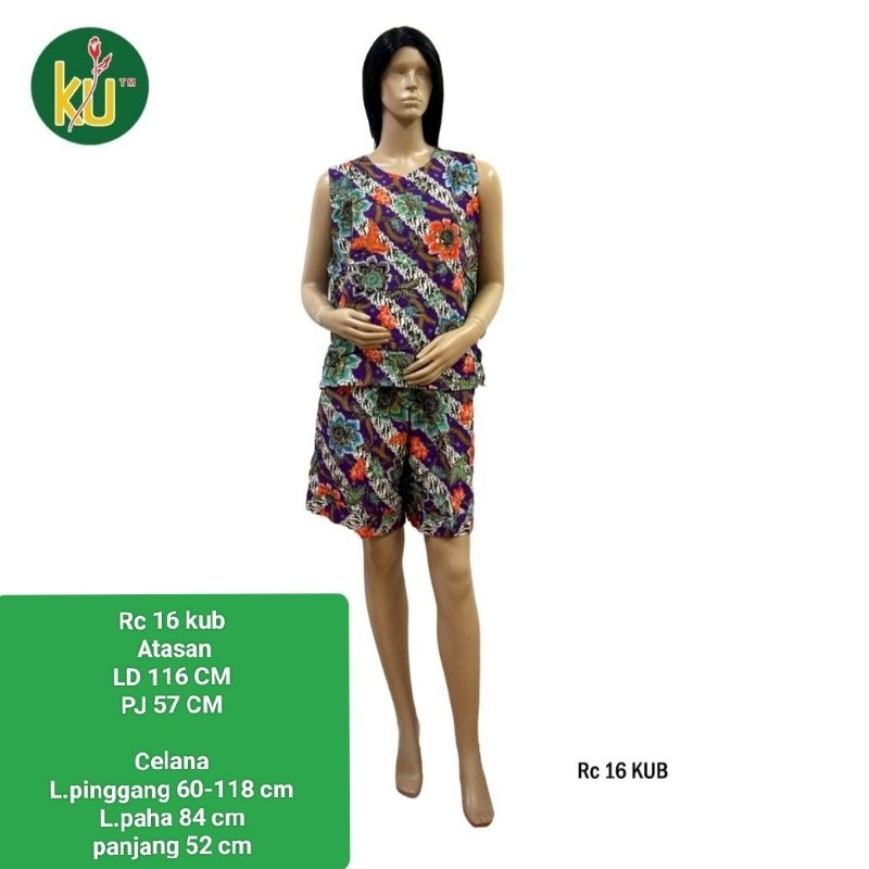 SETELAN RC 16 KENCANA UNGU LEBEL BIRU