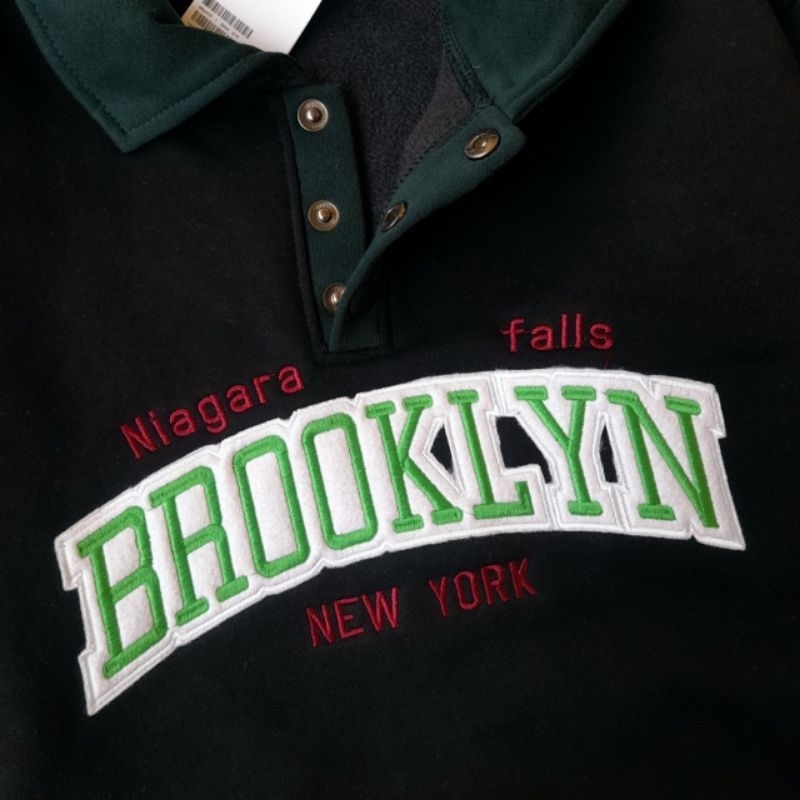 Sweater Hoodie H&amp;M Jurassic Park Full Tag &amp; Lebel Premium RUGBY H&amp;M BROOKLYN