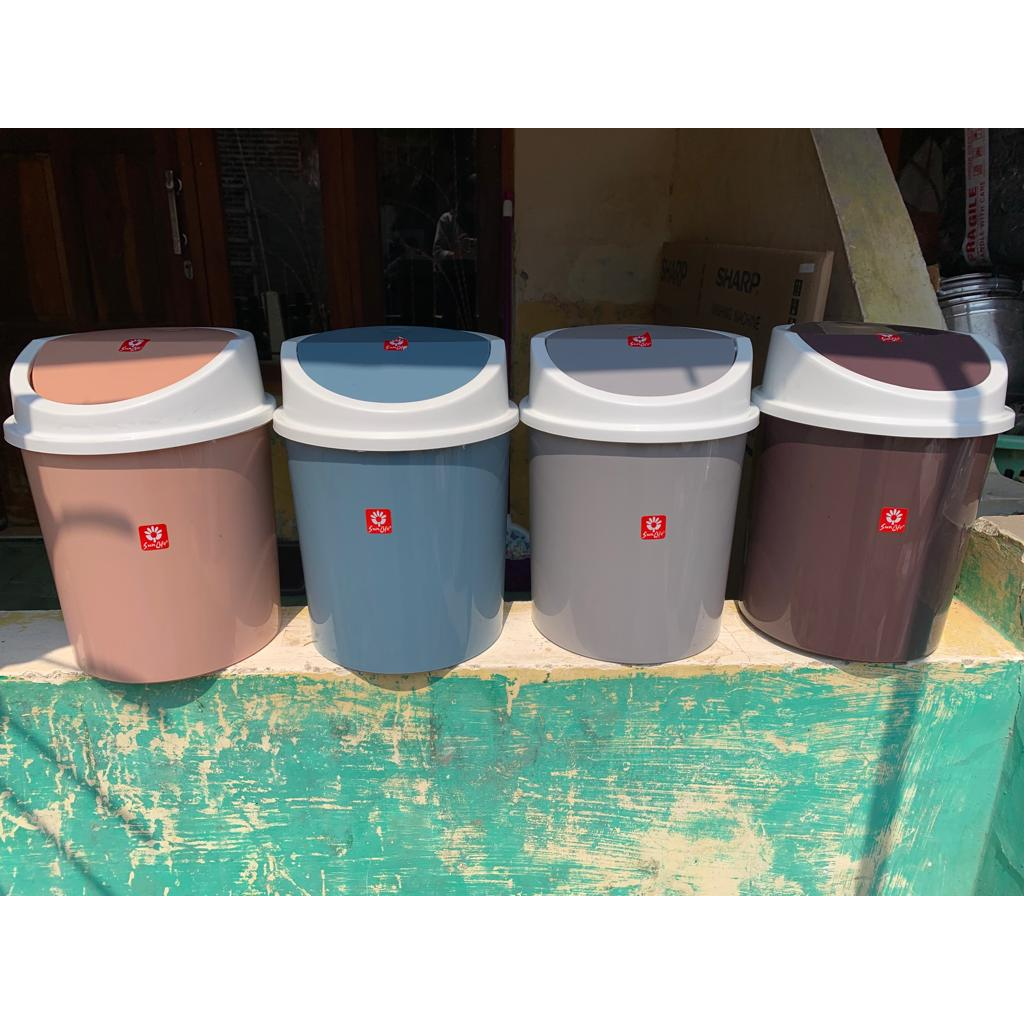 Tempat sampah sunlife viro dustbin 8 Liter / tempat sampah kamar / tempat sampah kamar mandi