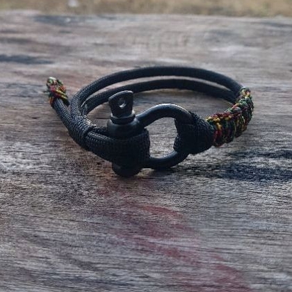 gelang paracord fashion adventure shackle omega