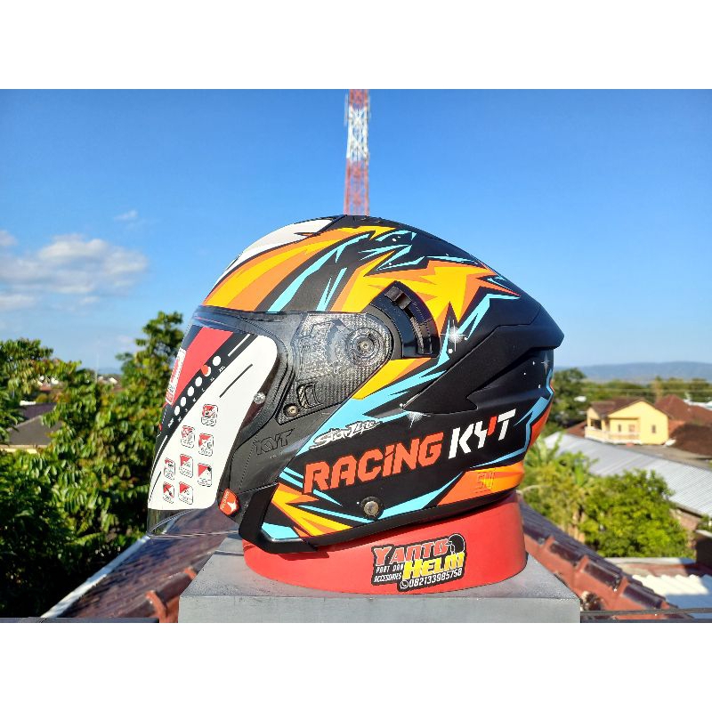 HELM HALF FACE KYT NFJ JAUME MASIA 2021 REPLICA