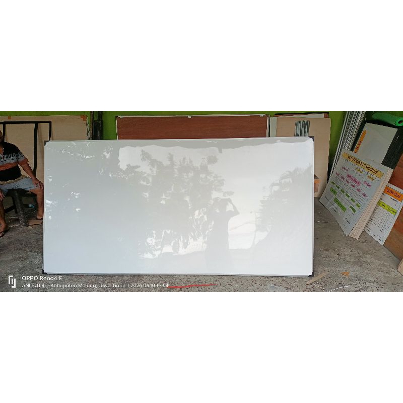 

papan tulis whiteboard ukuran 120x240 single face