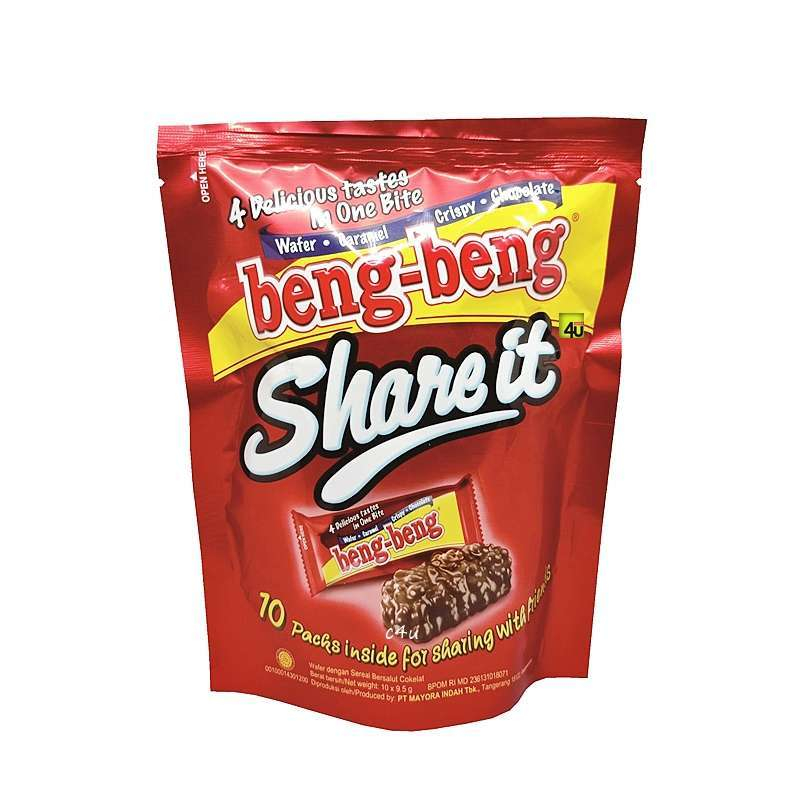 

BENG BENG SHARE IT ISI 10 PCS SNACK COKLAT BENG-BENG