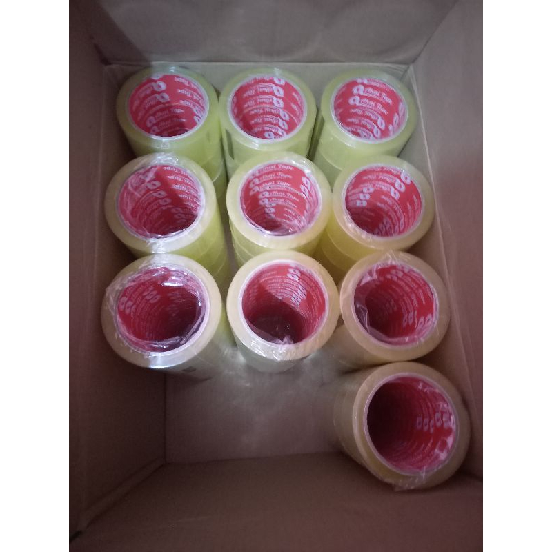 

LAKBAN BENING 6 PCS AKAI TAPE 2 INCHI/45 MM x 90 YARD KUALITAS JEPANG