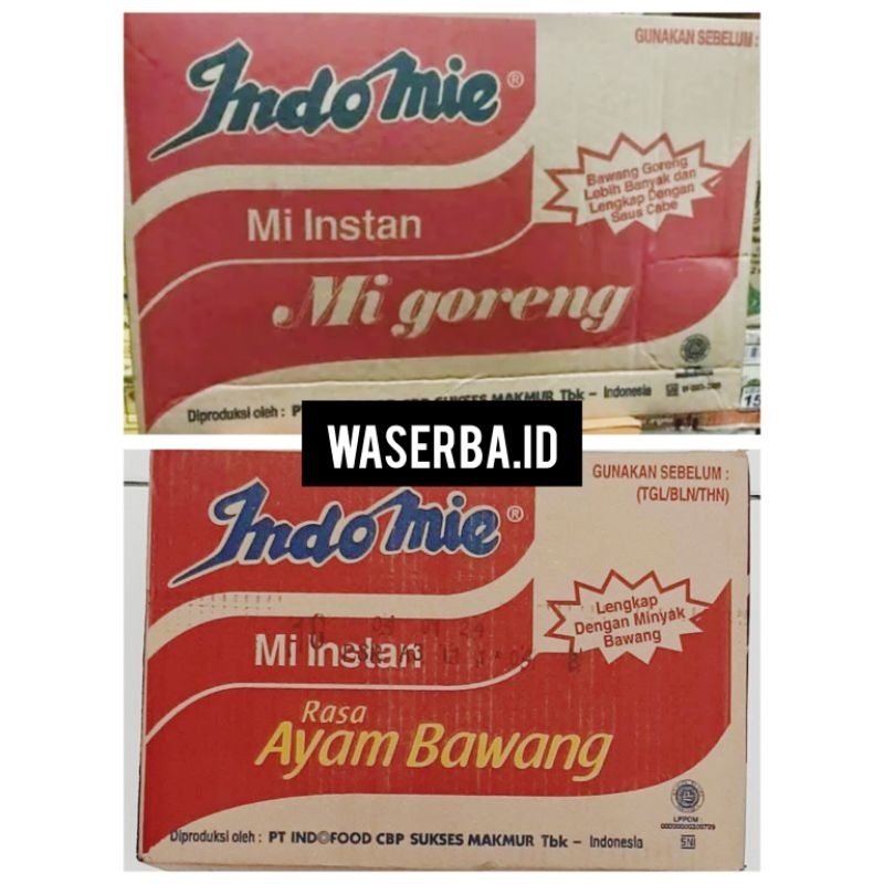 

Indomie Goreng Original / Kuah Ayam Bawang 1 dus
