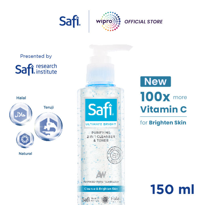 Safi Ultimate Bright Cleanser &amp; Toner 2in1