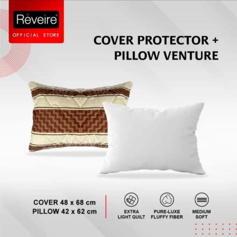 REVEIRE Bantal + Pelindung Bantal Pillow + Pillow Protector