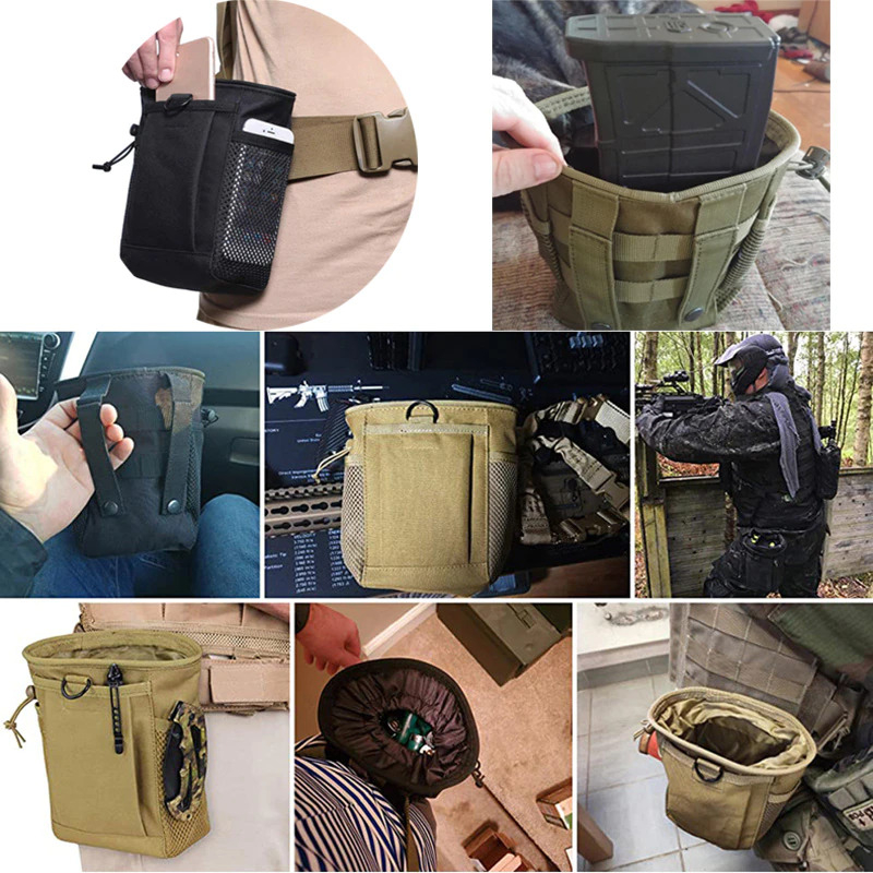 Tas Pinggang Portable Tactical Waistbag Army Look - B1526