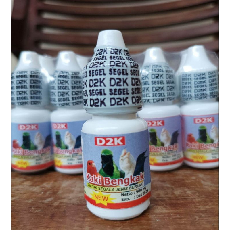 D2K Kaki Bengkak Obat Burung Sakit Kaki Bengkak Luka Iritasi