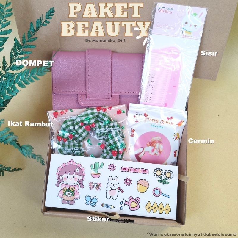 GIFT BOX ULANG TAHUN DOMPET / HAMPERS BOX DOMPET CEWEK