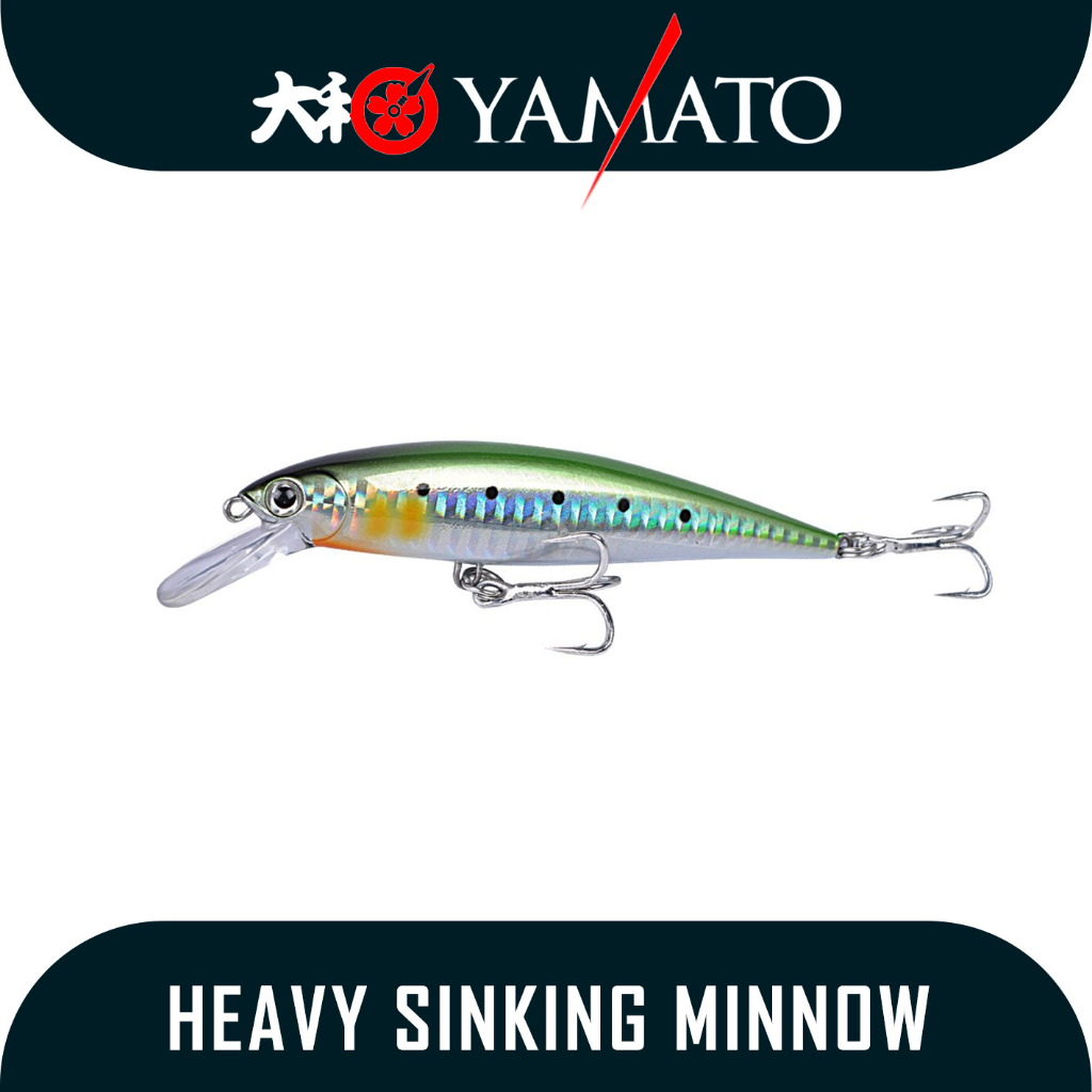 Umpan Casting / Lure Merk Yamato Type Heavy Sinking Minnow Swift 100HS 110mm