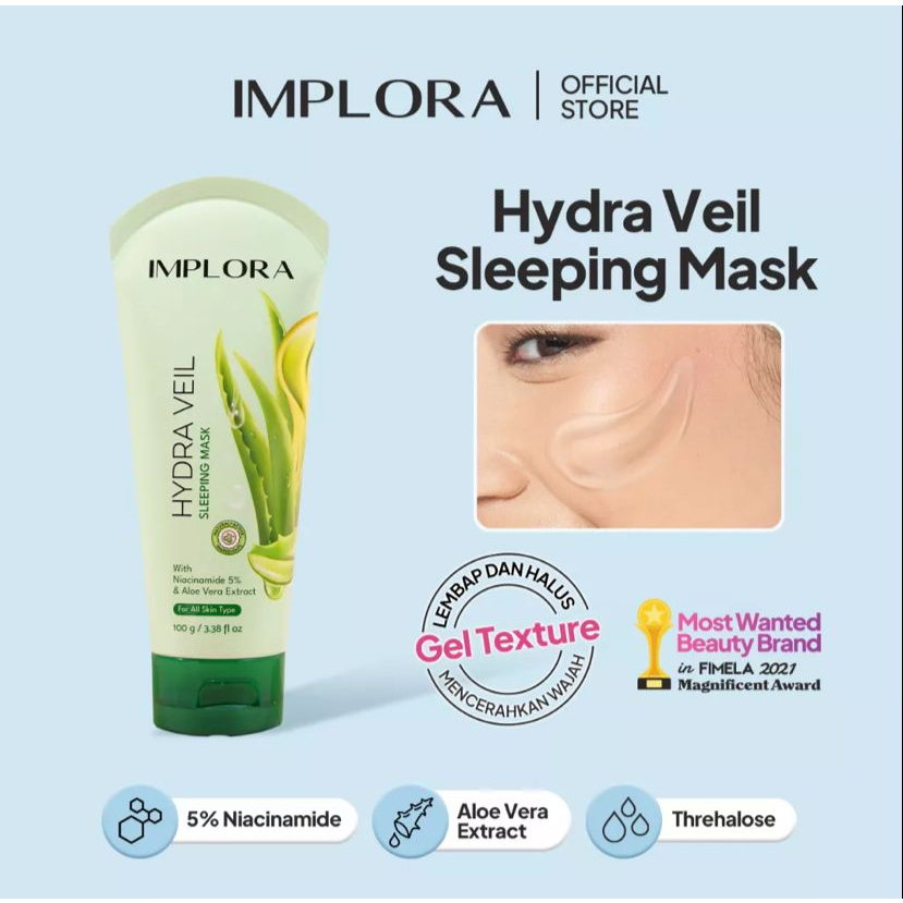 IMPLORA HYDRA VEIL SLEEPING MASK 100GR