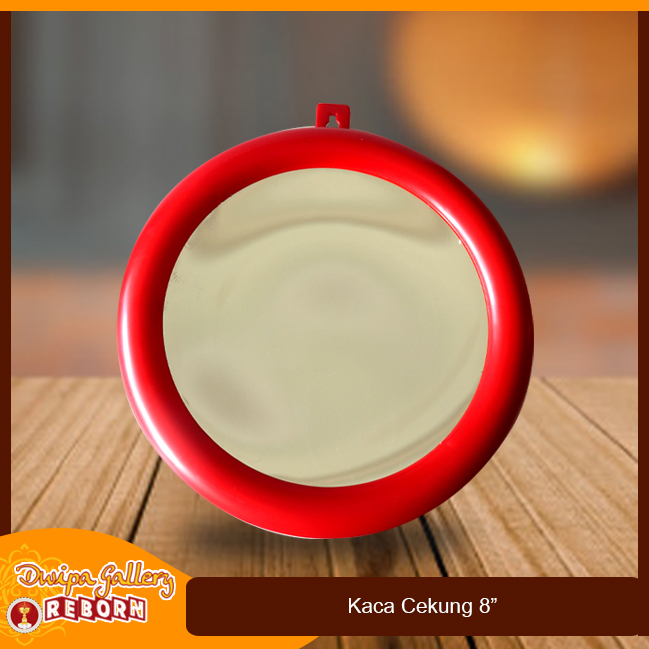 Kaca Cermin Cekung Fengshui Pat Kua Pakua / Ba Gua ukuran 8&quot;