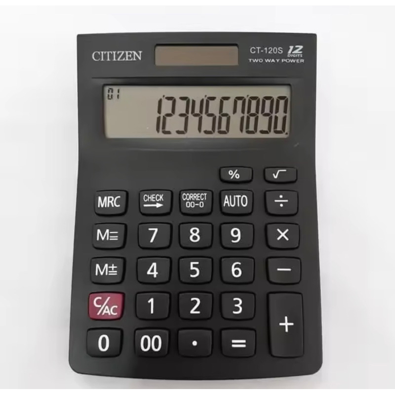 

KALKULATOR MEJA 120T /120S CHEK CORREC