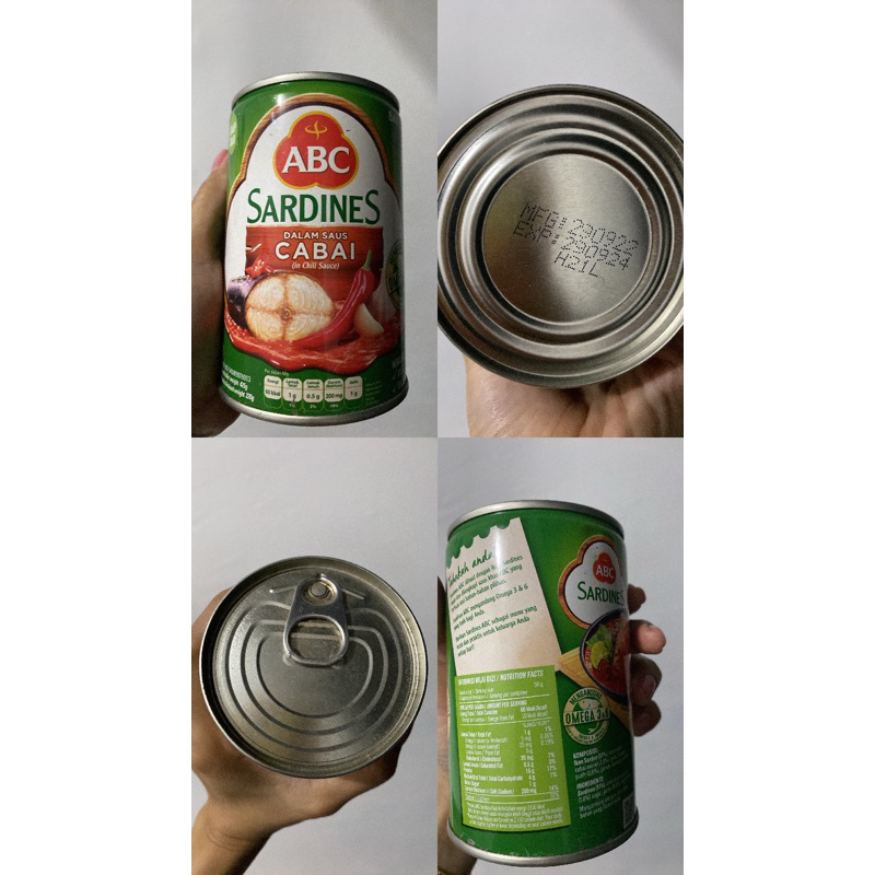 

Sardines ABC seafood kaleng murah Expired masih lama