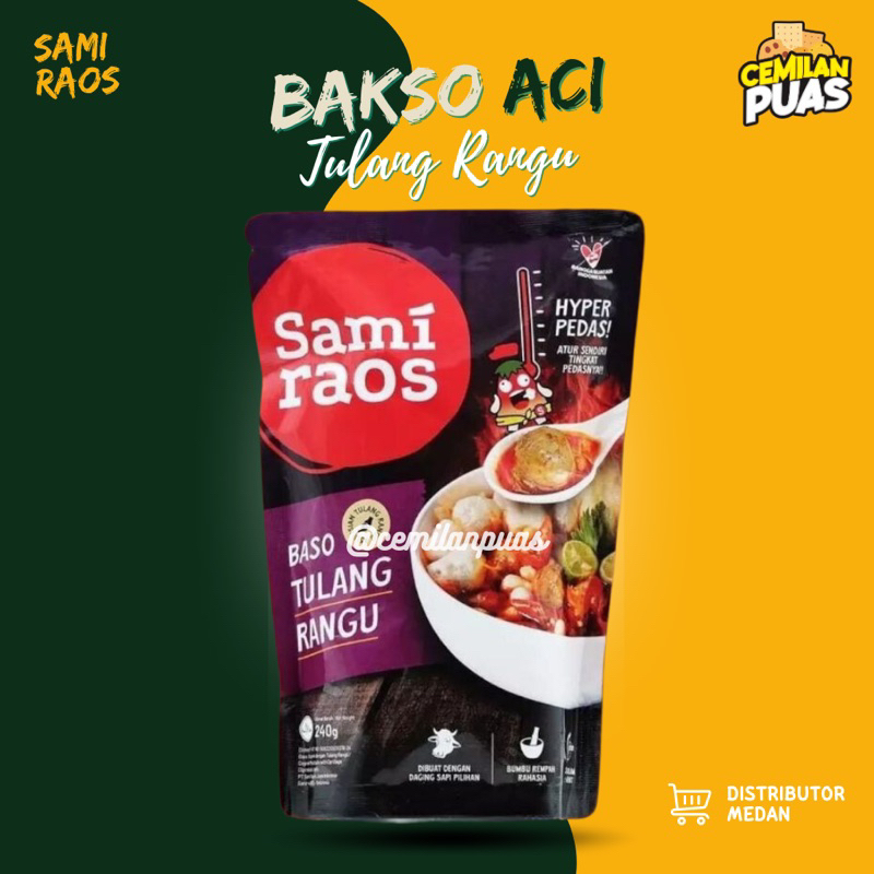 

[READY MEDAN] Baso Aci Sami Raos Tulang Rangu Pedas Seuhah