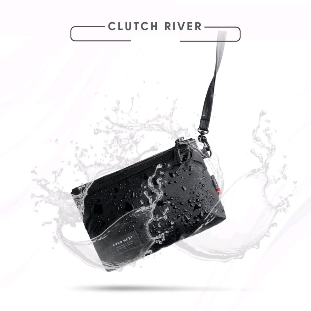 Clucth Bag Handbag Tas Tangan Pria Wanita Cowok Original Kulit Import Waterproof Anti Air  R06