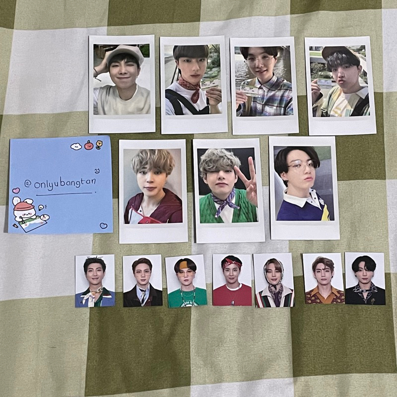 polaroid id photo season greating 2021 bts