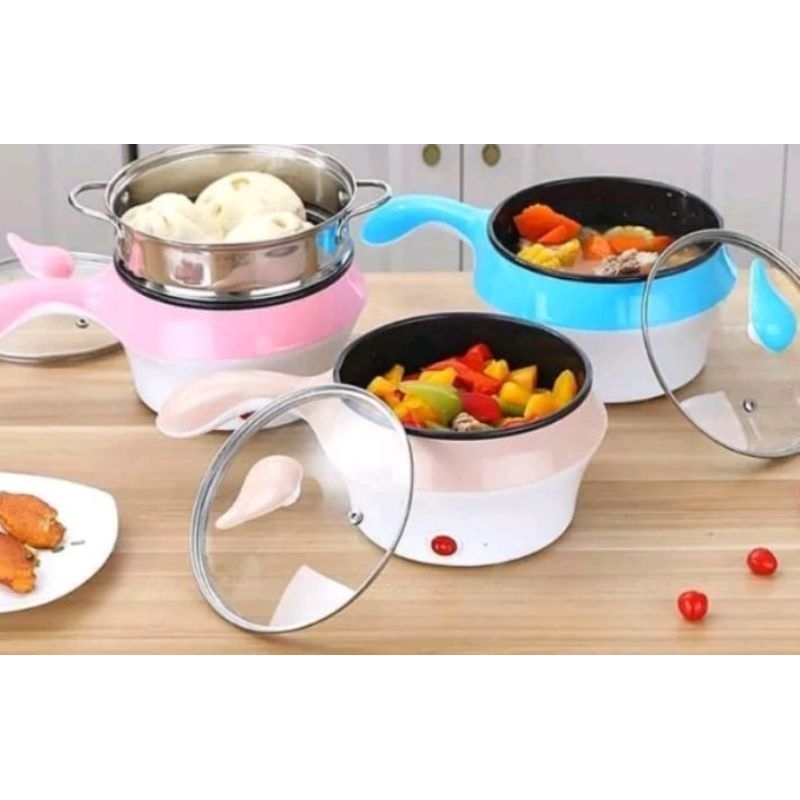 panci listrik serbaguna/panci listrik 1,2liter/panci listrik kukusan