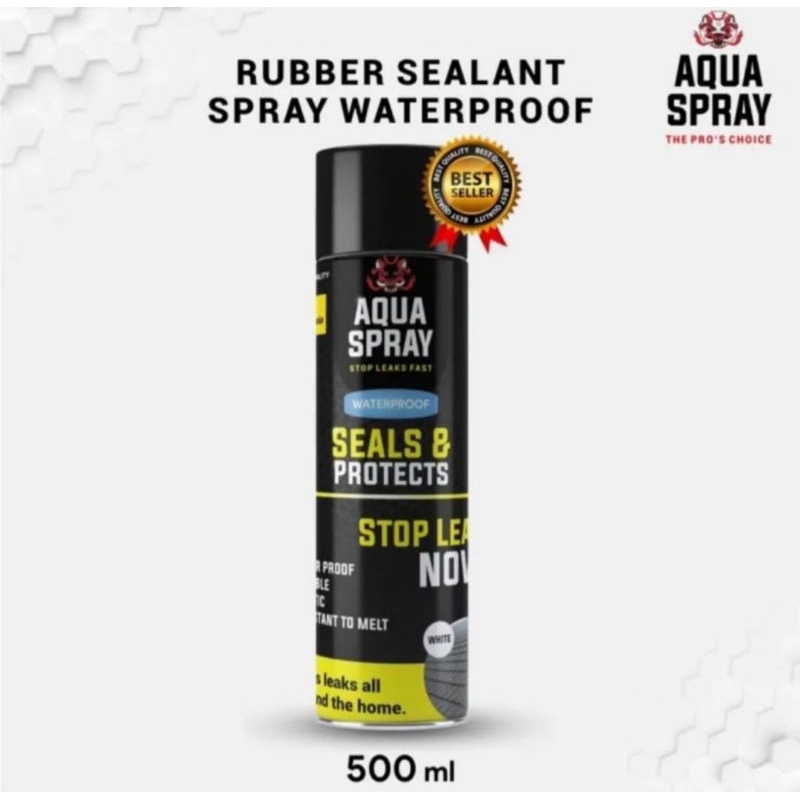Aqua Spray Rubber Sealent Spray Cairan Ajaib Serbaguna Anti Bocor