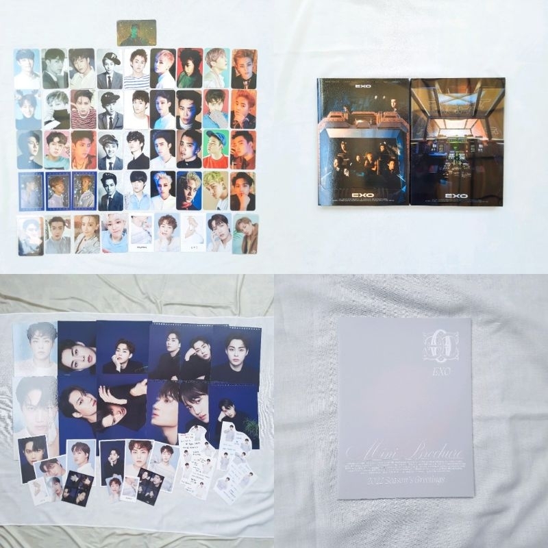 EXO KAI XIUMIN SUHO CHANYEOL BAEKHYUN SEHUN D.O CHEN LAY SEASON GREETINGS 2022 MEMBER SET MEMSET MIN