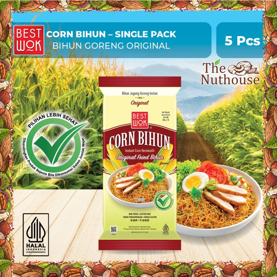 BEST WOK Corn Bihun Goreng Instant Original 5 pcs