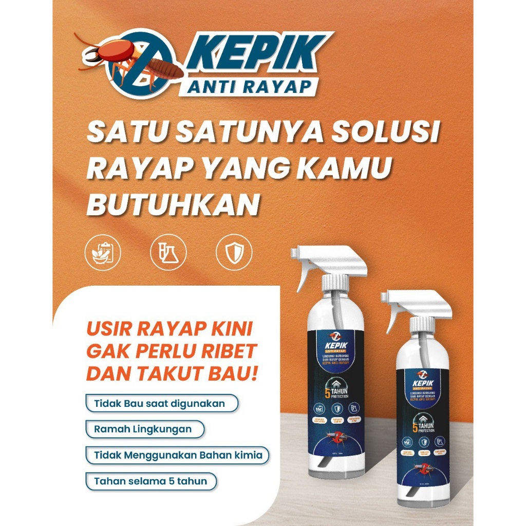 Spray Anti Rayap Kepik Anti Rayap Semprot Obat Untuk Kayu Anti Rayap Tanah Tidak Bau Menyengat