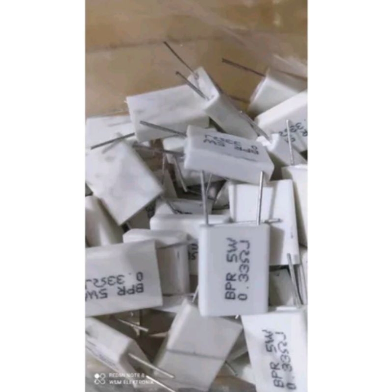 Resistor NOBEL 5 watt 0,33 ohm