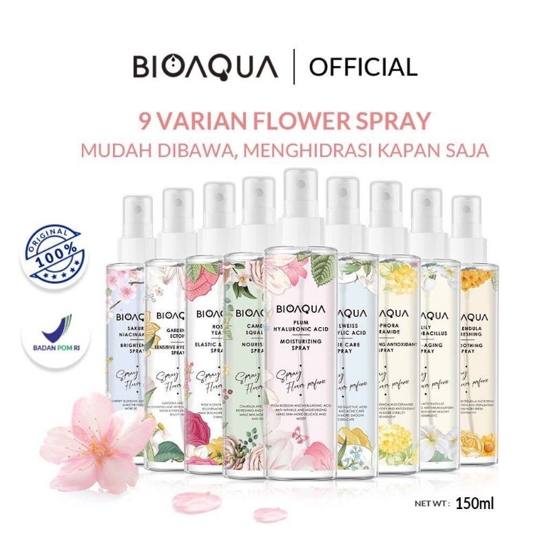 ✨Zelena✨ Bioaqua Face Mist Spray Wajah 150ml Hydrating/Brightening