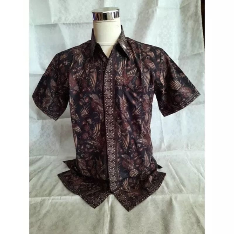 Hem Batik Kerja Pria Dewasa Motif Balian Bahan Katun