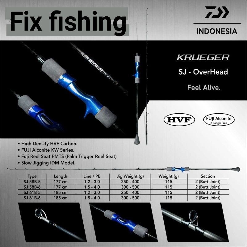 JORAN DAIWA KRUEGER TERBARU 2023(bergaransi)