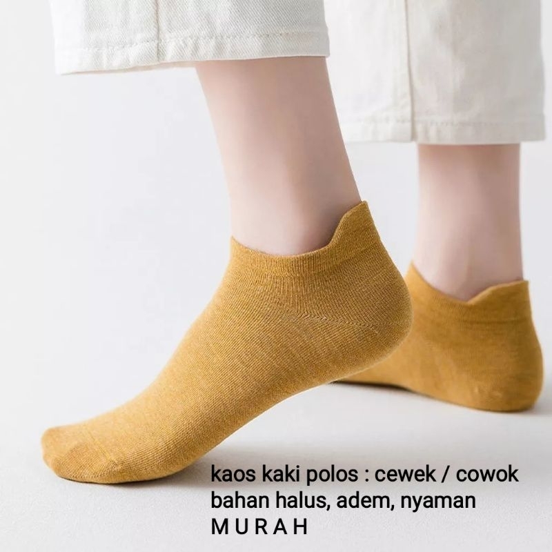 Kaos Kaki Pendek Pria Wanita Kaos Kaki Unisex Kaos Kaki Pendek Semata Kaki Kaos Kaki Polos Murah