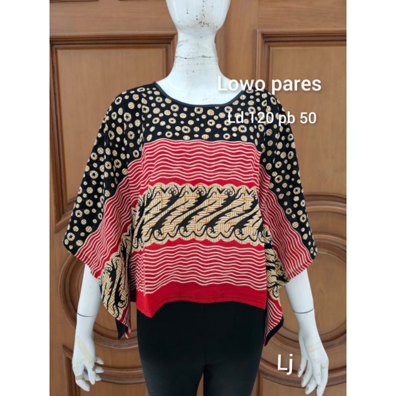 Blus parisa #3 matt katun paris batik solo atasan modern