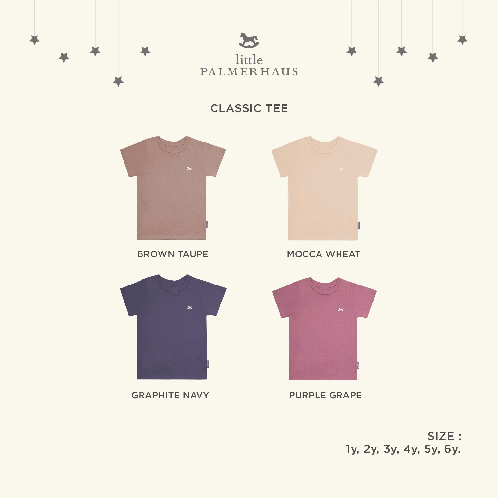 Little Palmerhaus Classic Tee 1-6 Tahun Kaos Anak Unisex CBKS