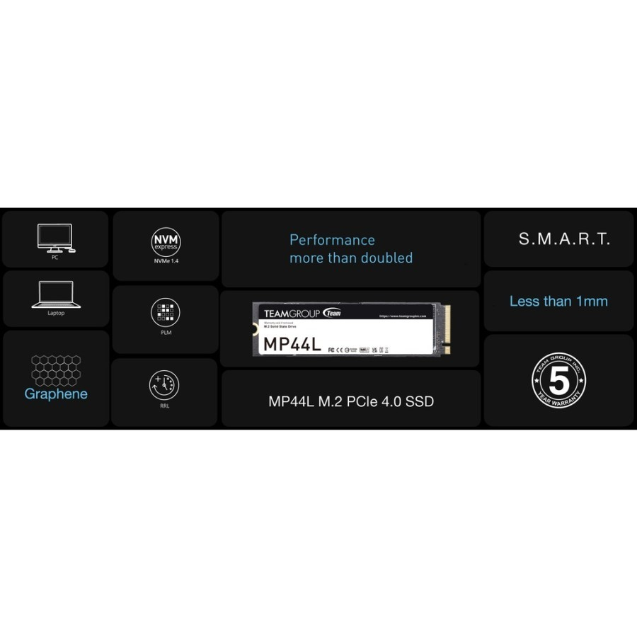 Teamgroup SSD MP44L 1TB GB M.2 NVMe PCIe Gen4